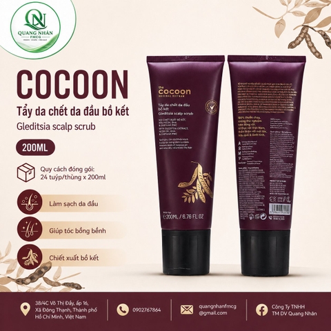 COCOON - Tẩy Da Chết Da Đầu Bồ Kết 200ml