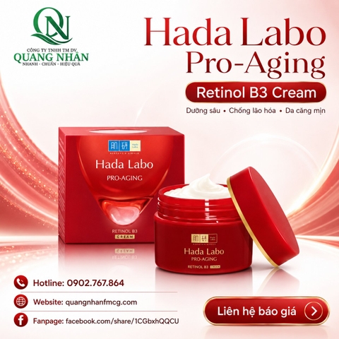 Kem dưỡng cải thiện dấu hiệu lão hóa da HADA LABO (ĐỎ) hộp 50g