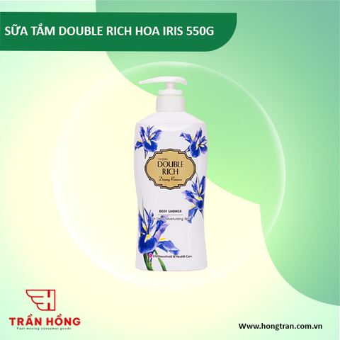 SỮA TẮM DOUBLE RICH HOA IRIS 550G X 10 CHAI