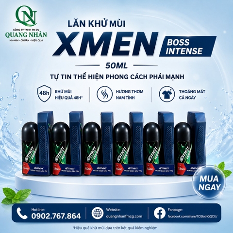 LĂN KHỬ MÙI XMEN AMAZON 50ML TẶNG DG XMEN 70G X 23 BỘ