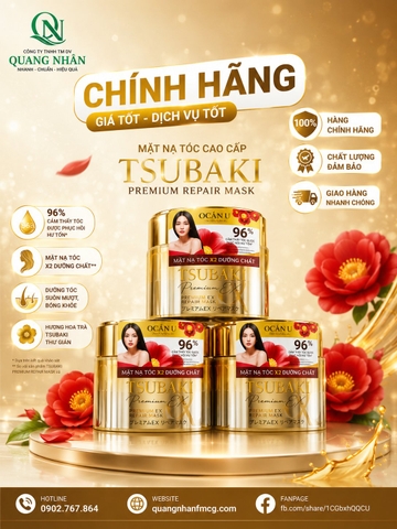 MẶT NẠ DƯỠNG TÓC TSUBAKI 180G X 24 HỘP