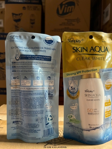 Sữa chống nắng dưỡng da trắng mịn (Sunplay Skin Aqua Clear White)  25g * 40 CHAI