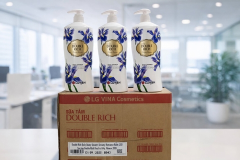 SỮA TẮM DOUBLE RICH HOA IRIS 800G X 10 CHAI