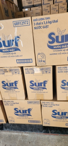 NƯỚC GIẶT SURF CỎ HOA DIỆU KÌ 3.6KG x 3 CHAI