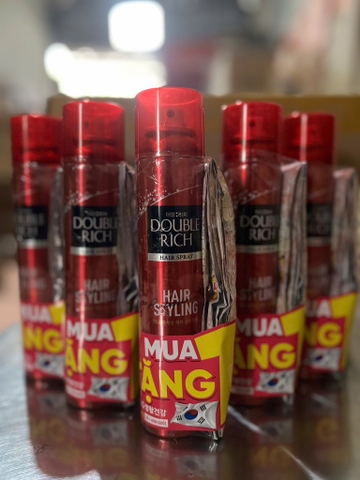 KEO DOUBLE RICH TẠO KIỂU , GIỮ NẾP TÓC 170ML X 20 CHAI