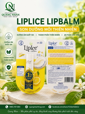 Son dưỡng môi Hương Chanh (LipIce Lemon) 3,3 g