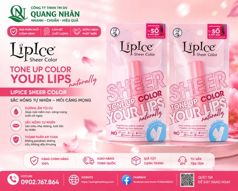 Son Dưỡng Môi LIPICE SHEER COLOR hương tinh khiết 2.4 G X 40 CÂY