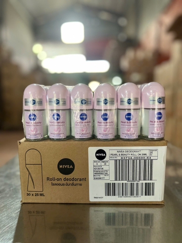 83734 LĂN NGĂN MÙI NỮ NIVEA NGOC TRAI 25ML x 30 CHAI
