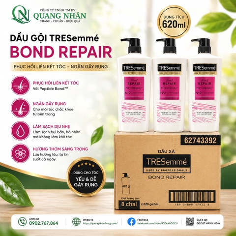 DẦU XẢ TRESEMME BOND REPAIR 620g x 8 chai