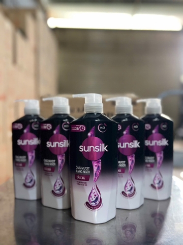 DẦU XẢ SUNSILK ÓNG MƯỢT RẠNG NGỜI 640g/8 Chai