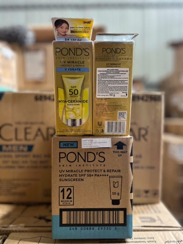 KEM CHỐNG NẮNG POND'S CHỐNG NẮNG & CẤP ẨM 50G x 6 hộp
