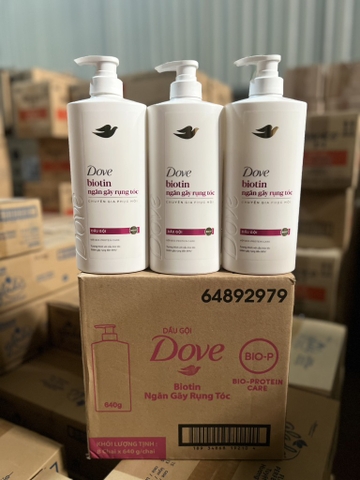 DẦU GỘI DOVE NGĂN GÃY RỤNG (HỒNG) 640ml/8 chai