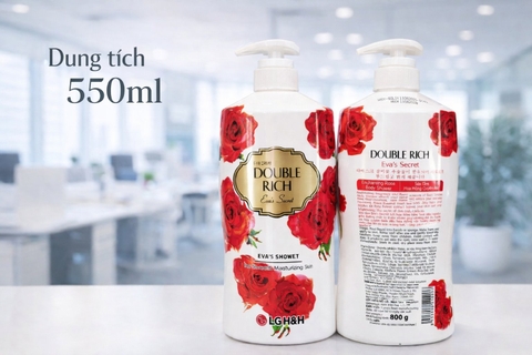 SỮA TẮM DOUBLE RICH HOA HỒNG 550G X 10 CHAI
