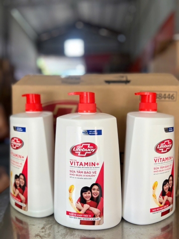 SỮA TẮM LIFEBUOY BẢO VỆ VƯỢT TRỘI (ĐỎ) 1.1KG x 6CHAI