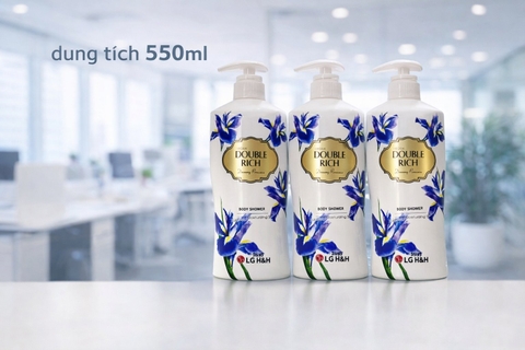 SỮA TẮM DOUBLE RICH HOA IRIS 550G X 10 CHAI