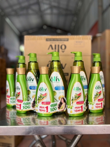 SỮA TẮM ÔLIV DƯỠNG ẨM MỀM MỊN 650ML+1 TÚI ST DASD 350ML) X 6 BỘ
