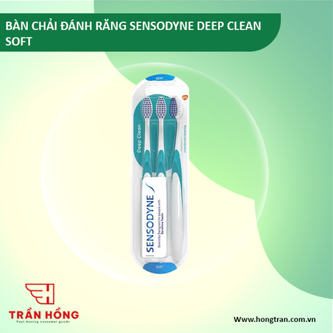 BÀN CHẢI ĐÁNH RĂNG SENSODYNE DEEP CLEAN SOFT 1X3