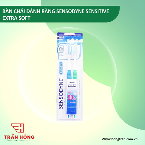 BÀN CHẢI ĐÁNH RĂNG SENS SENSITIVE EXTRA SOFT 1X2