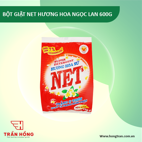 BỘT GIẶT NET HƯƠNG HOA NGỌC LAN 600G X 20 TÚI