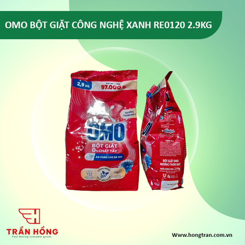 BỘT GIẶT OMO CÔNG NGHỆ XANH 2.9KG x 4 túi