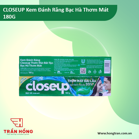 KEM ĐÁNH RĂNG CLOSEUP BẠC HÀ THE MÁT 180G x 36 CÂY