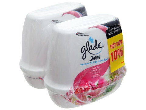 SÁP THƠM GLADE - HƯƠNG HOA ANH ĐÀO LILY 180GRX2 / 6 pack