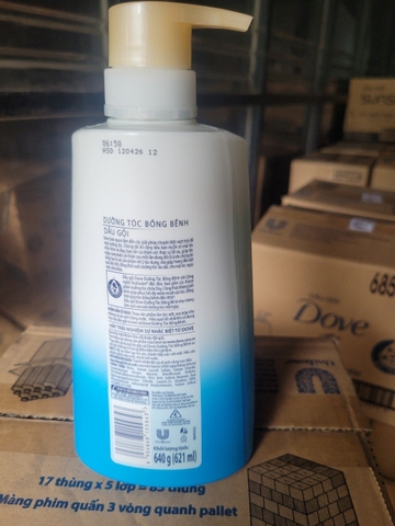 DẦU GỘI DOVE DƯỠNG TÓC BỒNG BỀNH 640G x 8 chai