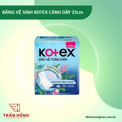 BĂNG VỆ SINH KOTEX CÁNH DÀY -23cm x 48 gói