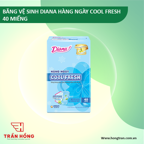 BĂNG VỆ SINH DIANA HÀNG NGÀY COOL FRESH 40Mieng  x 48 gói