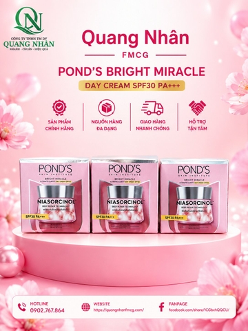 Kem dưỡng sáng da ponds ngày 45Gr x 12 hủ