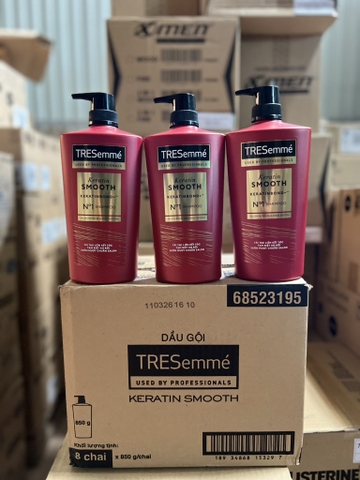 DẦU GỘI TRESEMME Keratin Smooth 850g x 8 chai