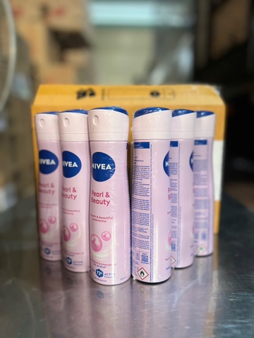 83731 XỊT NGĂN MÙI NIVEA NỮ  NGOC TRAI 150ML x 12 CHAI