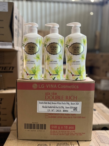 SỮA TẮM DOUBLE RICH HOA LILY 550G X 10 CHAI
