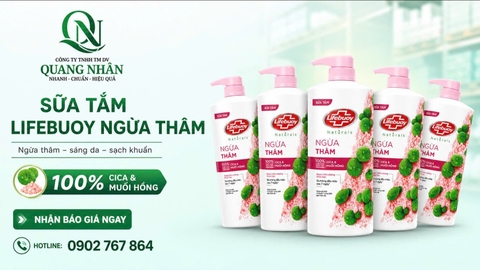 SỮA TẮM LIFEBUOY DẦU TRÀM TRÀ VÀ MUỐI HỒNG 800ML x 12 CHAI