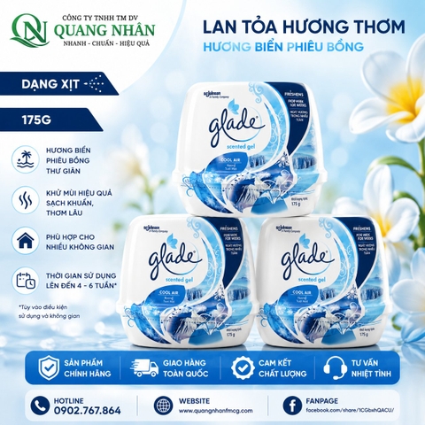 SÁP THƠM GLADE - H.HOA TƯƠI MÁT 180G x 12 cục