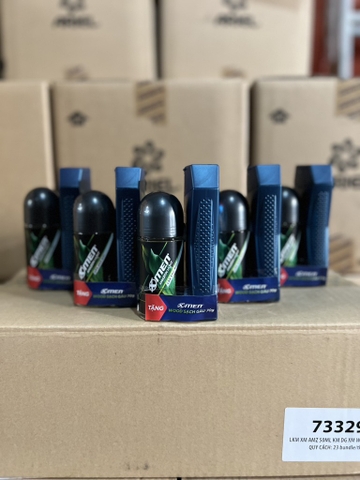 LĂN KHỬ MÙI XMEN AMAZON 50ML TẶNG DG XMEN 70G X 23 BỘ