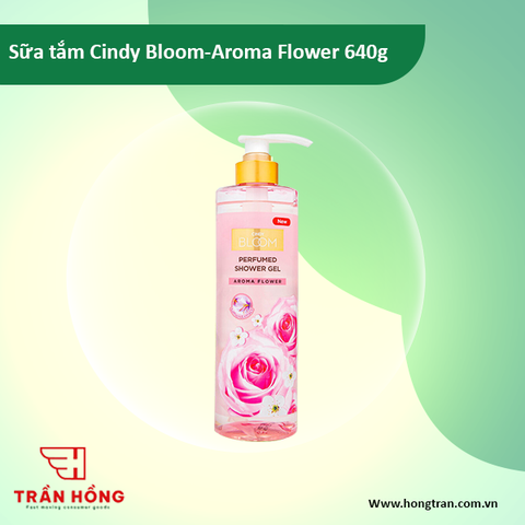 Sữa tắm Cindy Bloom-Aroma Flower 640g x 12 chai