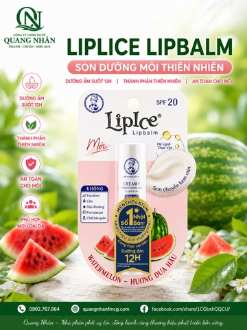 Son dưỡng môi Hương dưa hấu (LipIce Watermelon) 3,3 g