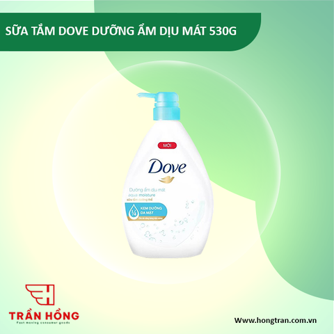SỮA TẮM DOVE DƯỠNG ẨM DỊU MÁT 530G x 12 chai