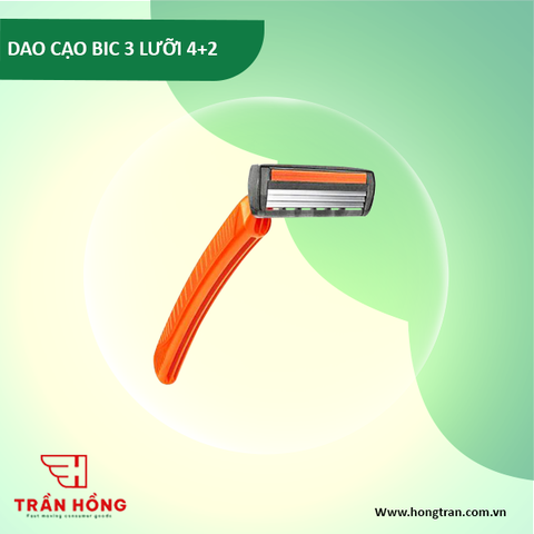 DAO CẠO BIC 3 LƯỠI 4+2 * 20 GÓI