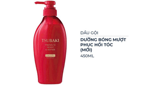 DẦU GỘI TSUBAKI ĐỎ 490ML X 9 CHAI