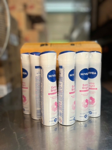82967 -1 XỊT NGĂN MÙI NIVEA NỮ Sáng Mịn Tối Ưu 150ML x 12 CHAI