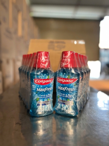 NƯỚC SÚC MIỆNG COLGATE MF BẠC HÀ 250ML X 12 CHAI