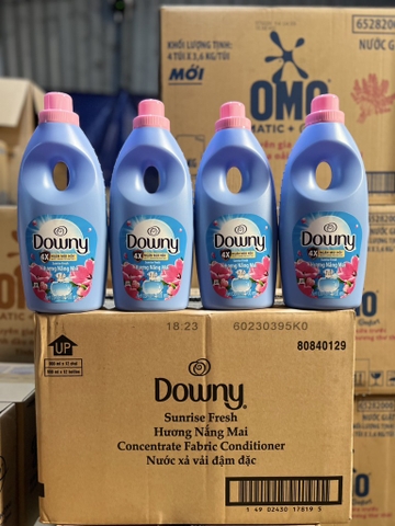 Nước Xả Vải Downy chai Nắng Mai 800ml x 12 Chai