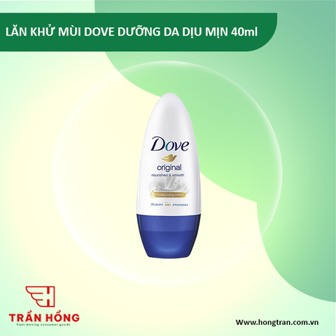 LĂN KHỬ MÙI DOVE DƯỠNG DA DỊU MỊN 40ml X 12 CHAI