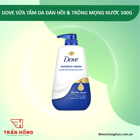 DOVE SỮA TẮM  SERUM TÁI TẠO ĐỘ ẨM 500G X 12 CHAI