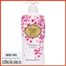 SỮA TẮM DOUBLE RICH HOA ANH ĐÀO 800G +(1CHAI 200ML) X 12 BỘ
