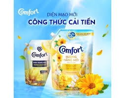 NƯỚC XẢ VẢI COMFORT HƯƠNG NẮNG MỚI 3.7L x 4 TÚI