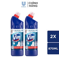 NƯỚC TẨY TOILET BỘ 2 CHAI VIM XANH BIỂN 880ML + TÚI NRC 500G x 4 BỘ