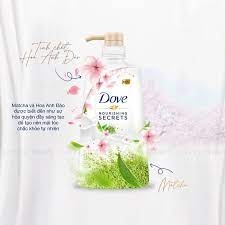 DẦU GỘI DOVE MATCHA & HOA ANH ĐÀO 640G x 8 chai